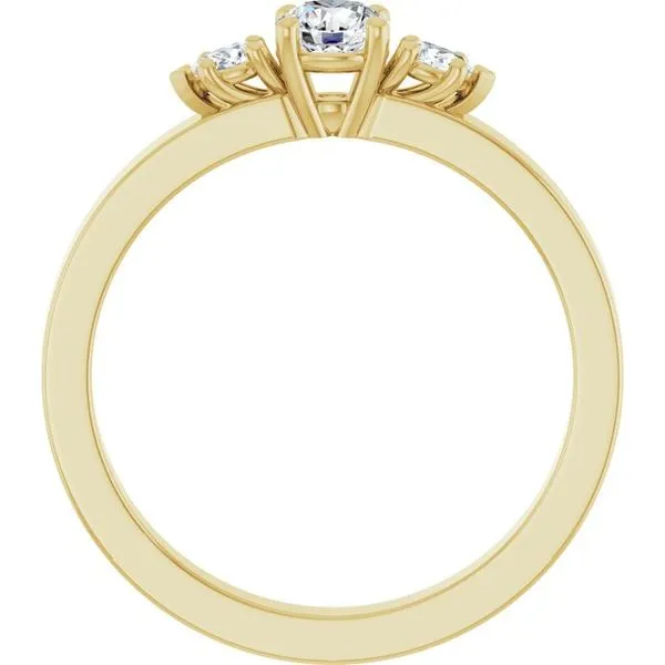 Three-Stone Engagement Ring Image 2 Clater Jewelers Louisville, KY