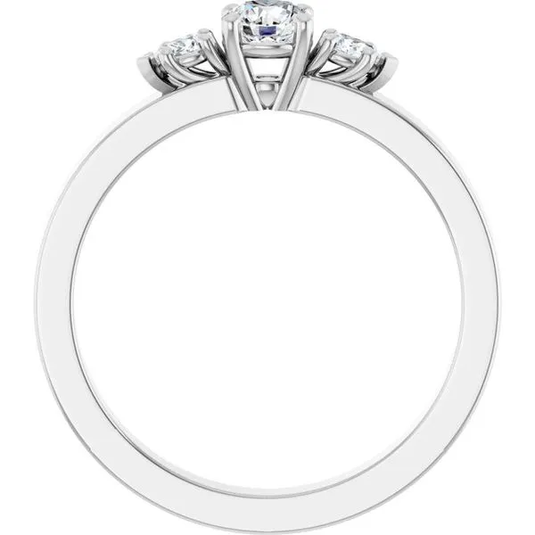 Three-Stone Engagement Ring Image 2 Paul James Jewelers Angels Camp, CA