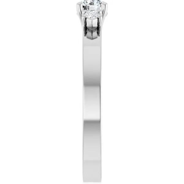 Three-Stone Engagement Ring Image 4 Clater Jewelers Louisville, KY