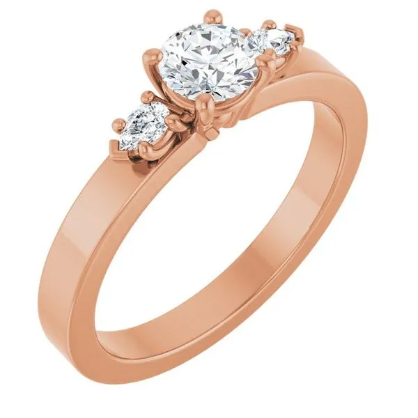 Three-Stone Engagement Ring Don's Jewelry & Design Washington, IA