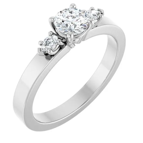 Three-Stone Engagement Ring Northwood Jewelers Northwood, OH