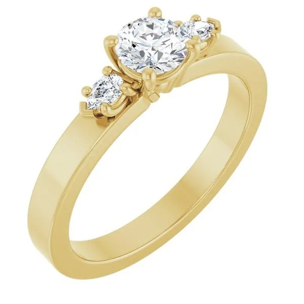 Three-Stone Engagement Ring Northwood Jewelers Northwood, OH