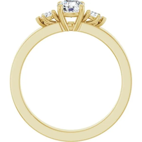 Three-Stone Engagement Ring Image 2 The Ring Austin Round Rock, TX