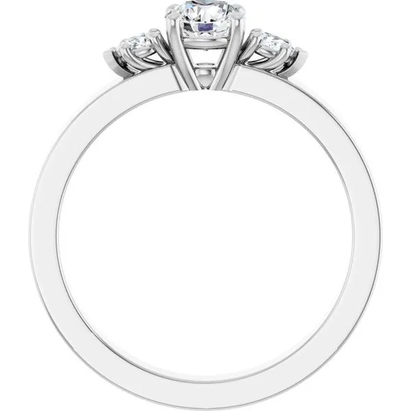 Three-Stone Engagement Ring Image 2 Clater Jewelers Louisville, KY