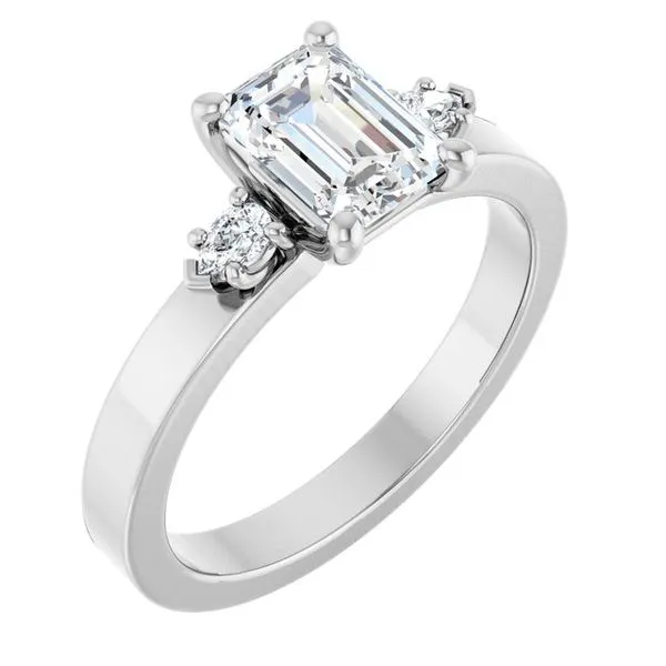 Three-Stone Engagement Ring Northwood Jewelers Northwood, OH