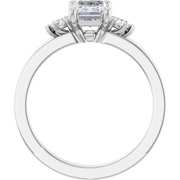 Three-Stone Engagement Ring Image 2 Northwood Jewelers Northwood, OH