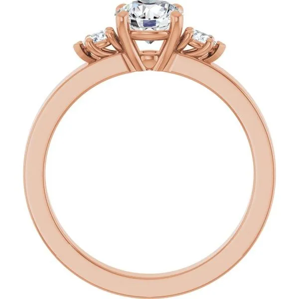 Three-Stone Engagement Ring Image 2 Northwood Jewelers Northwood, OH