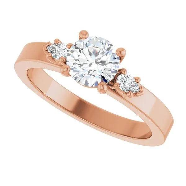 Three-Stone Engagement Ring Image 5 The Ring Austin Round Rock, TX