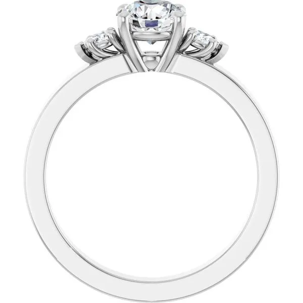 Three-Stone Engagement Ring Image 2 The Ring Austin Round Rock, TX