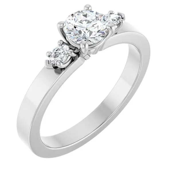 Three-Stone Engagement Ring Northwood Jewelers Northwood, OH