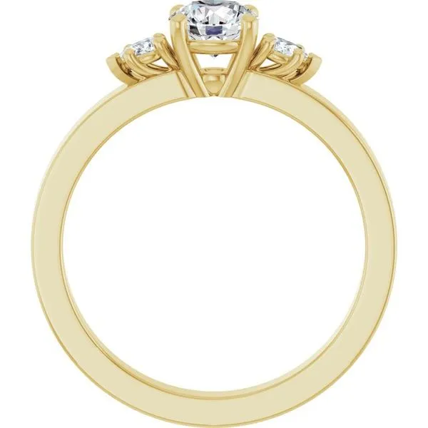 Three-Stone Engagement Ring Image 2 Northwood Jewelers Northwood, OH