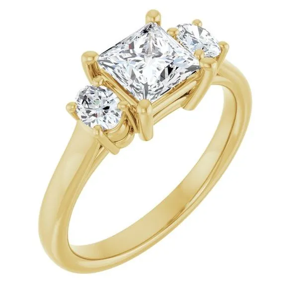 Three-Stone Engagement Ring Jimmy Smith Jewelers Decatur, AL