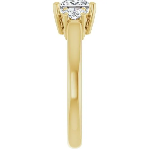 Three-Stone Engagement Ring Image 4 Don's Jewelry & Design Washington, IA