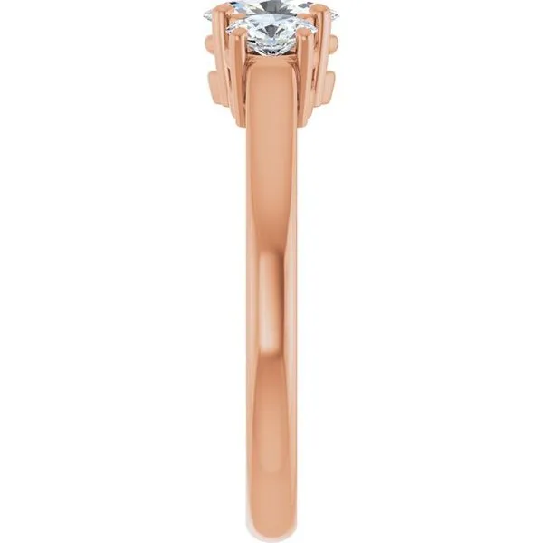 Three-Stone Engagement Ring Image 4 J. West Jewelers Round Rock, TX