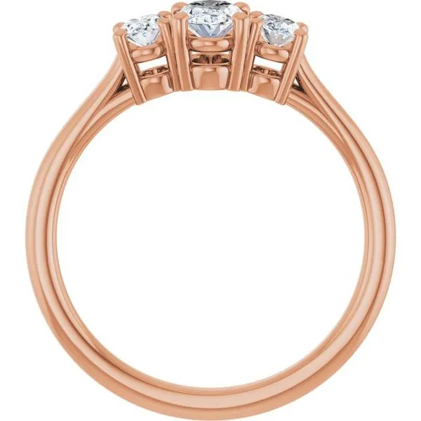 Three-Stone Engagement Ring Image 2 The Ring Austin Round Rock, TX