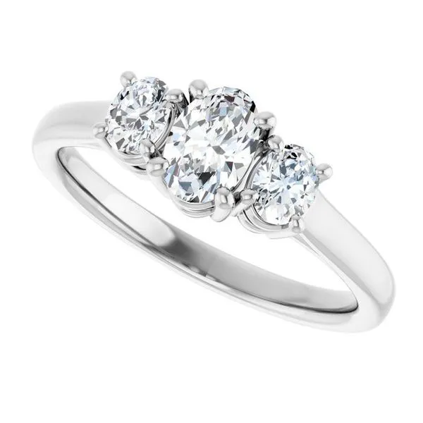 Three-Stone Engagement Ring Image 5 The Ring Austin Round Rock, TX