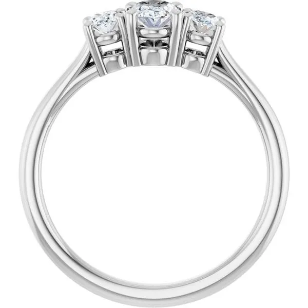 Three-Stone Engagement Ring Image 2 The Ring Austin Round Rock, TX