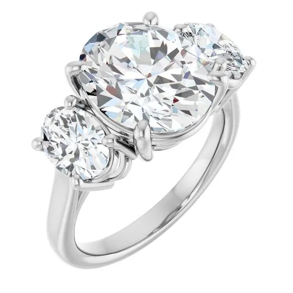 Three-Stone Engagement Ring Natale Jewelers Sewell, NJ