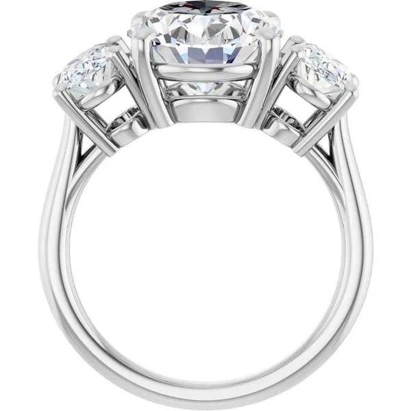 Three-Stone Engagement Ring Image 2 Mark Jewellers La Crosse, WI