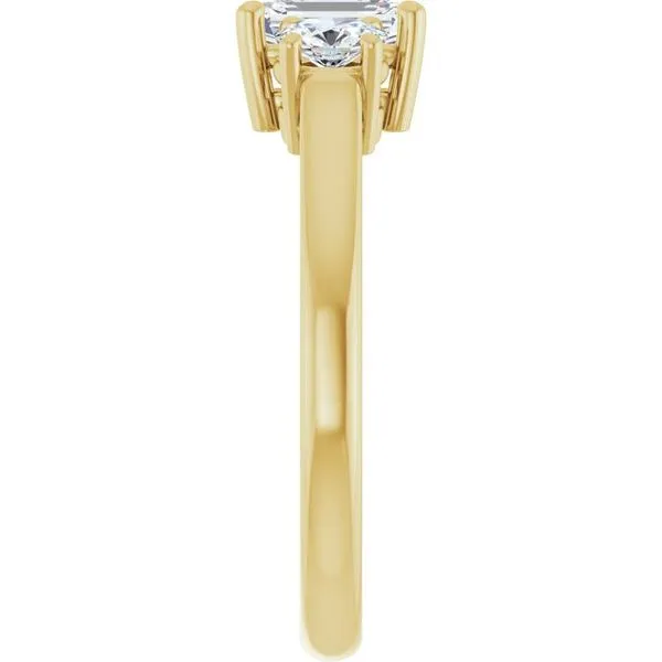 Three-Stone Engagement Ring Image 4 J. West Jewelers Round Rock, TX