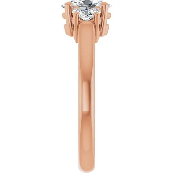 Three-Stone Engagement Ring Image 4 The Jewelry Source El Segundo, CA