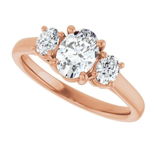 Three-Stone Engagement Ring Image 5 Don's Jewelry & Design Washington, IA