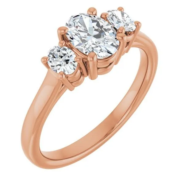 Three-Stone Engagement Ring Arezzo Jewelers Elmwood Park, IL