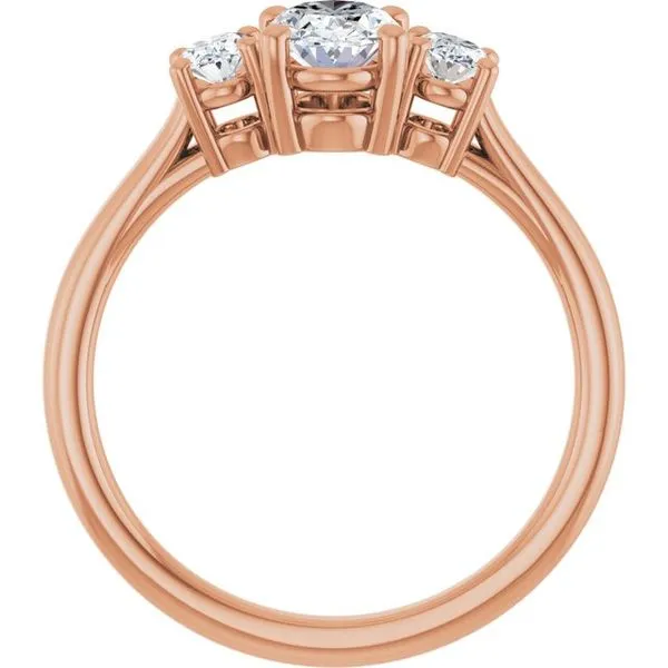 Three-Stone Engagement Ring Image 2 Raleigh Diamond Fine Jewelry Raleigh, NC