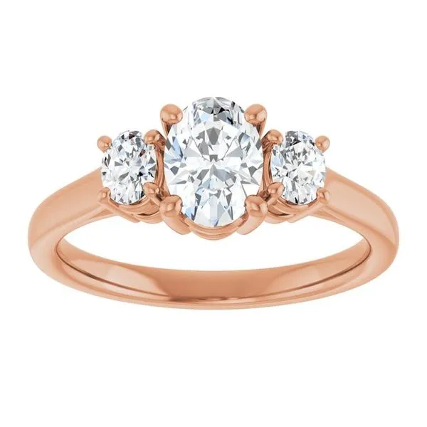 Three-Stone Engagement Ring Image 3 Shipley's Fine Jewelry Hampstead, MD