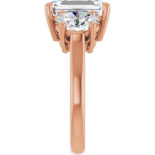 Three-Stone Engagement Ring Image 4 Virtus Collective Newport Beach , CA