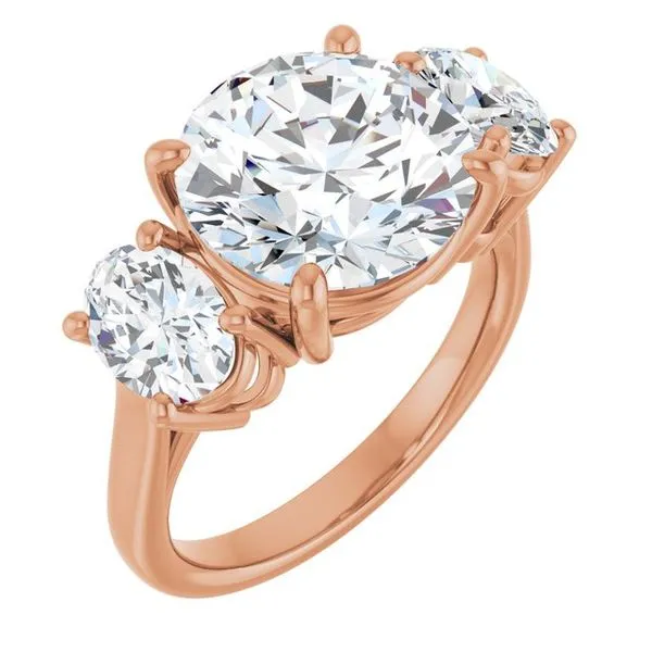 Three-Stone Engagement Ring Don's Jewelry & Design Washington, IA