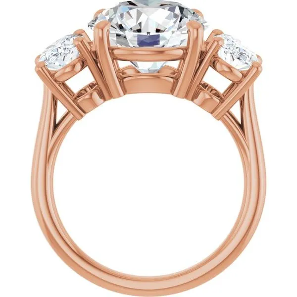 Three-Stone Engagement Ring Image 2 The Ring Austin Round Rock, TX