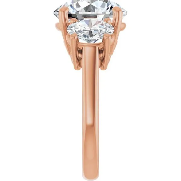 Three-Stone Engagement Ring Image 4 Jimmy Smith Jewelers Decatur, AL