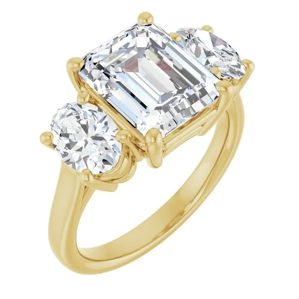 Three-Stone Engagement Ring Mark Jewellers La Crosse, WI