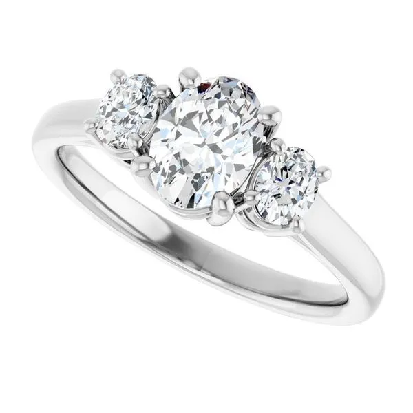 Three-Stone Engagement Ring Image 5 The Ring Austin Round Rock, TX