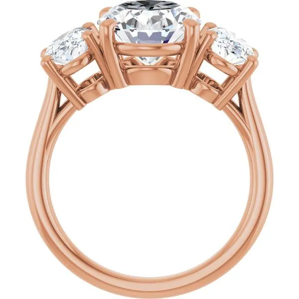 Three-Stone Engagement Ring Image 2 J. Thomas Jewelers Rochester Hills, MI