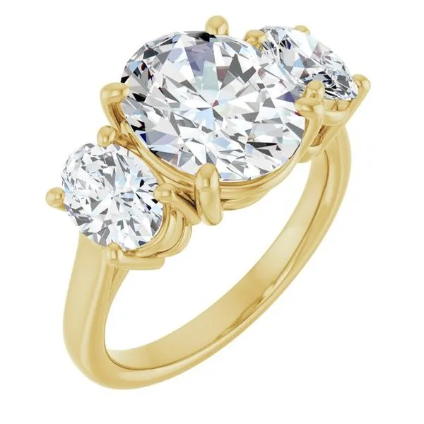 Three-Stone Engagement Ring Virtus Collective Newport Beach , CA