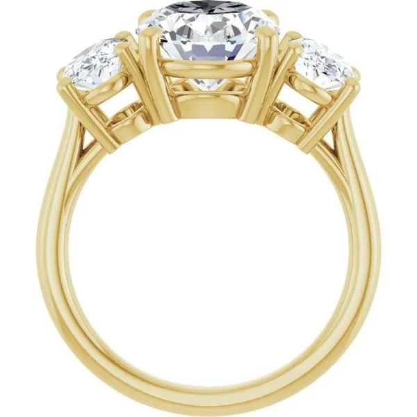Three-Stone Engagement Ring Image 2 Virtus Collective Newport Beach , CA