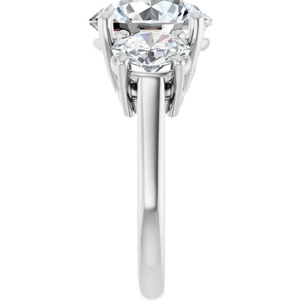 Three-Stone Engagement Ring Image 4 J. Thomas Jewelers Rochester Hills, MI