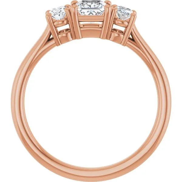 Three-Stone Engagement Ring Image 2 J. Thomas Jewelers Rochester Hills, MI