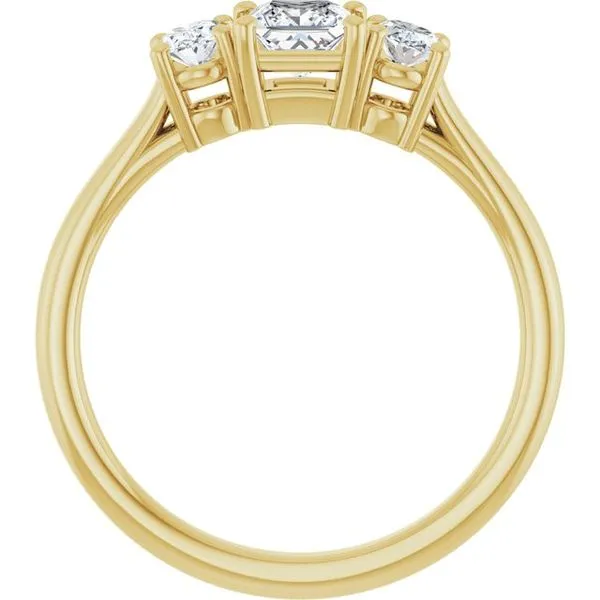 Three-Stone Engagement Ring Image 2 Don's Jewelry & Design Washington, IA