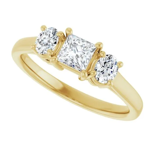 Three-Stone Engagement Ring Image 5 The Ring Austin Round Rock, TX