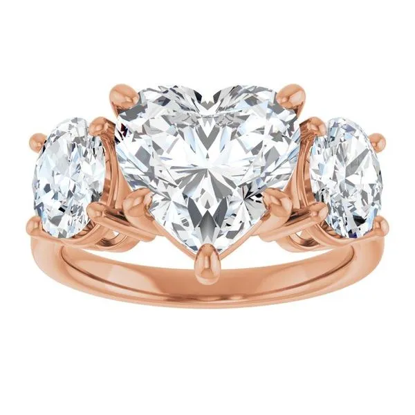 Three-Stone Engagement Ring Image 3 The Ring Austin Round Rock, TX