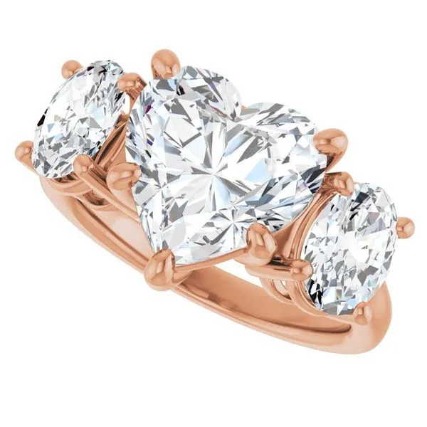 Three-Stone Engagement Ring Image 5 Shipley's Fine Jewelry Hampstead, MD