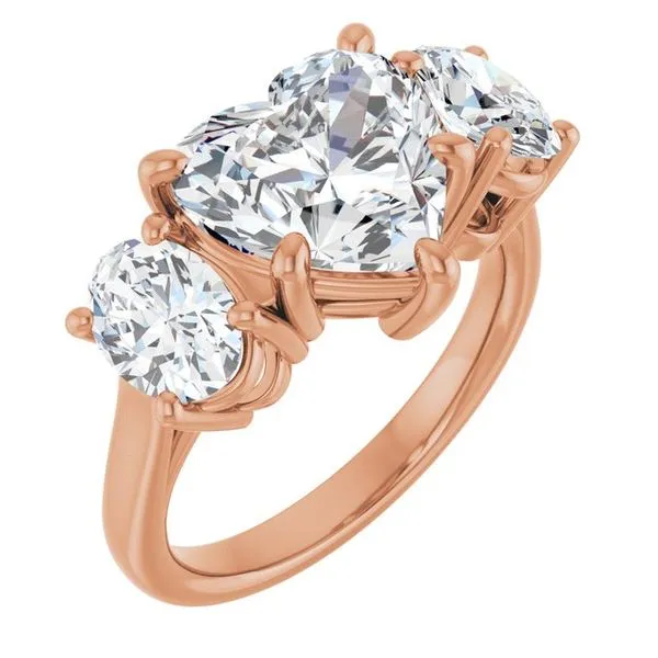 Three-Stone Engagement Ring Clater Jewelers Louisville, KY