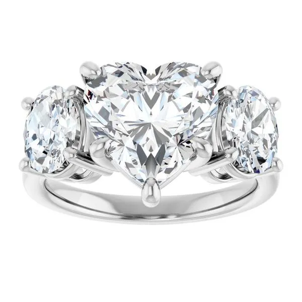 Three-Stone Engagement Ring Image 3 The Ring Austin Round Rock, TX