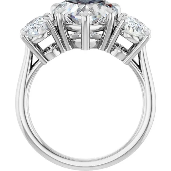 Three-Stone Engagement Ring Image 2 Redlands Jewelers Redlands, CA