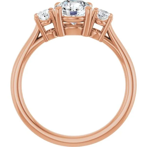 Three-Stone Engagement Ring Image 2 Arezzo Jewelers Elmwood Park, IL