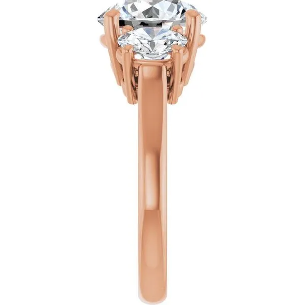 Three-Stone Engagement Ring Image 4 J. Thomas Jewelers Rochester Hills, MI