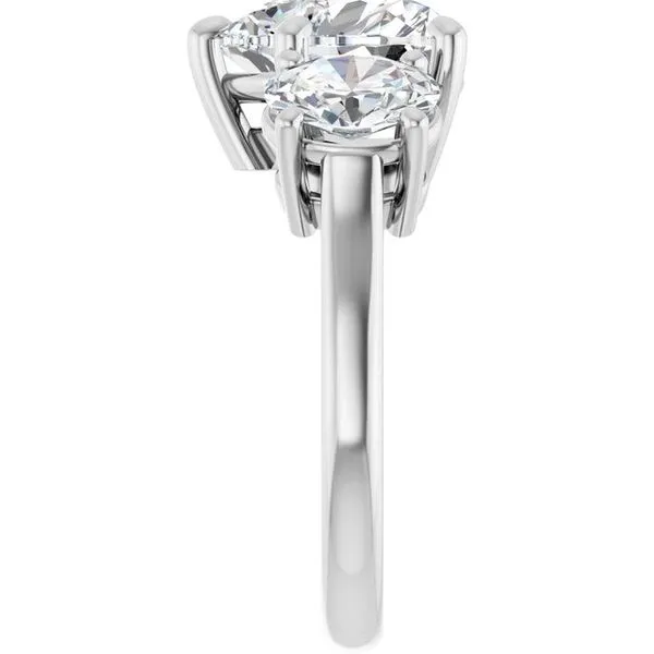 Three-Stone Engagement Ring Image 4 J. Thomas Jewelers Rochester Hills, MI